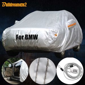 Covers Buildreamen2 Volledige Auto Zon Sneeuw Regen Kras Stof Bescherming Auto Cover Waterdicht Voor BMW 1 3 5 7 M Serie X1 X3 X4 X5 X6HKD230628