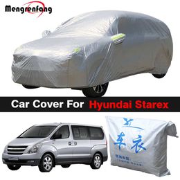 Couvre voiture MPV extérieur AntiUV pare-soleil pluie neige poussière housse de Protection pour Hyundai Starex H1 H300 Huiyi i800HKD230628