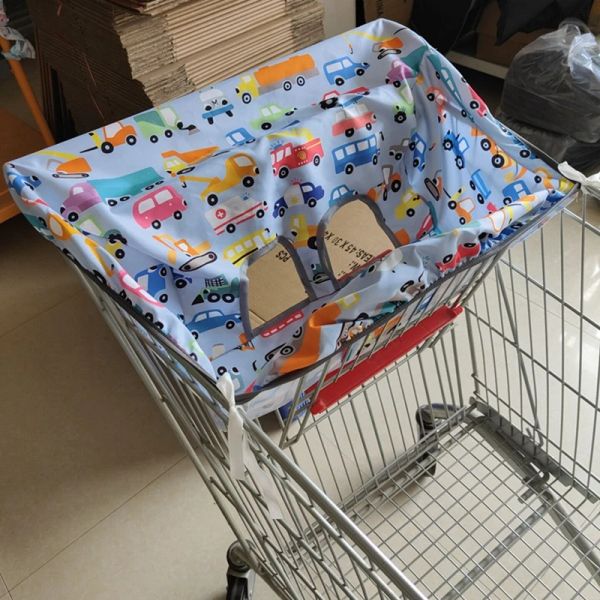 Couvre les enfants Supermarché épicerie couverture de panier de panier pour bébé tampon de siège antidirty couvertures pour enfants coussin de siège de voyage portable