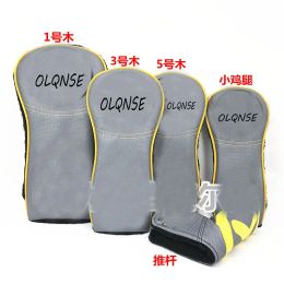 Covers Classic T Yellow Edge Hat Cover 1, 3 en 5 Chicken Legs High End Golf Club Cover Protective Cover Pusher Hat Cover