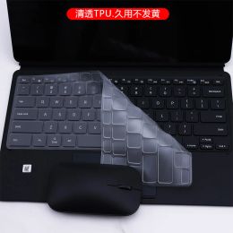 Cubre la película de protección de la cubierta del teclado TPU transparente para Samsung Galaxy Tab S7 Plus/S7 Fe/S8+ 12.4 pulgadas Bluetooth Keyboard