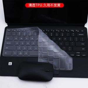 Cubre la película de protección de la cubierta del teclado TPU transparente para Samsung Galaxy Tab S7 Plus/S7 Fe/S8+ 12.4 pulgadas Bluetooth Keyboard