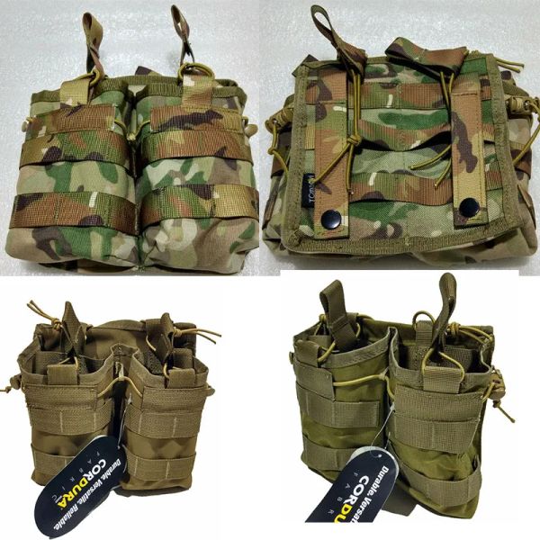 Couvre le gilet tactique extérieur en tissu CORDURA, sac de rangement divers, sac d'accessoires TC0038
