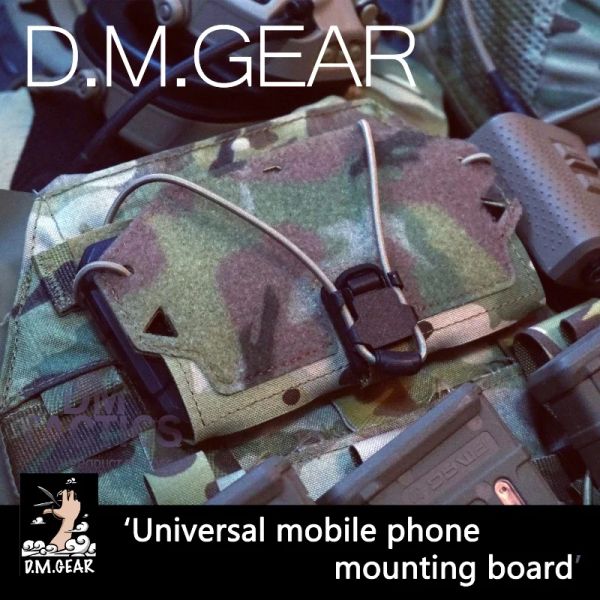 Couvre DMGear Tactical Mobile Phone Admin Panneau FCSK MOLLE HOOP Smartphone Poucheur Porteur Carte MAP MAP MAP SAG HUNT GEAR