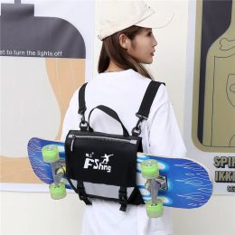 Couvre Double Rocker Skateboard Sac à dos Land Surfboard Bag Longboard Bag Oxford Skateboard Bag Skate Accessorie Skate Storage Backpack