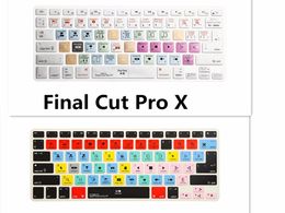 Cubiertas para MacBook A1278 Apple Find Cut Pro X KC A1278 Final Cut Pro X Teclas de acceso directo Cubierta de pantalla de teclado A1278