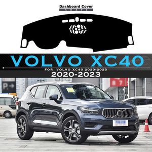 Covers Voor Volvo XC40 20202023 Auto Dashboard Vermijd Licht Instrument Platform Desk Cover Mat Tapijten Beschermende Pad AccessoiresHKD230628