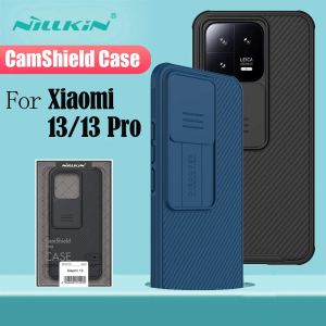 Couvertures pour Xiaomi 13/13 Pro boîtier Nillkin Camhield Pro Slice Camera Lens Privacy Protection Cover Back pour Xiaomi Mi 13 Pro Bumper