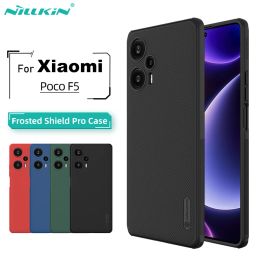 Coverses pour Xiaomi Poco F5 5G CASE Nillkin Super Frosted Shield Pro UltraHin Hard PC Matte Tocoprof-Shool Couvercle pour POCO F5