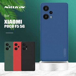 Coverses pour Xiaomi Poco F5 5G CASE Nillkin Super Frosted Shield Pro UltraHin Hard Full Cover Couverture Cadre pour Xiaomi Poco F5 5G Étui