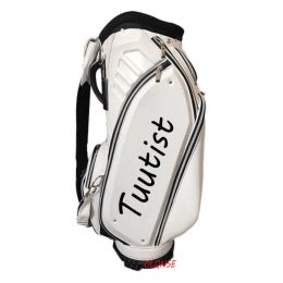 Couvre un sac de golf Film de pression doubler Men Sac de club standard Pu Material Multi-compartiment Sac de golf