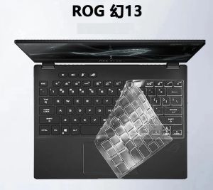 Couvre l'ordinateur portable Clear TPU Clavier de clavier Protecteur Couvre-couvercle Peau pour Asus Rog Flow x13 GV301 Ultra Slim 2in1 ordinateur portable