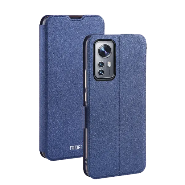 Couvre Mofi Slim avec aimant pour Xiaomi Mi 12 Flip de cas pour Xiaomi Mi 12 Pro 12x 12T 12S Ultra Cover PU Leather + TPU Funda Coque