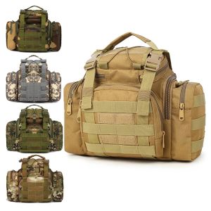 Covers Multifunctionele Tactical Bag Camouflage Camera Fanny Pack Outdoor Travel Camping Fishing Diagonal Packet Militaire sporthandtas