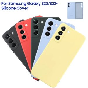Couvre une nouvelle couverture de protection de boîtier en silicone pour Samsung Galaxy S22 S22 + S22 plus 5G Soft Phone Cases de téléphonie mobile
