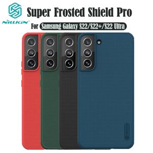 Couvre Nillkin pour Samsung Galaxy S22 Plus / S22 Ultra 5G Case Frosted Shield Pro Business TPU Edge Hard PC Couverture pour Samsung Galaxy S22