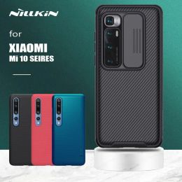 Omvat Nillkin voor Xiaomi Mi 10 Ultra Camshield Slide Camera Protection Cover Frosted Shield Case voor Xiaomi Mi 10 Ultra Mi10 Pro Cases