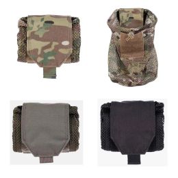 Coverses extérieures mini magazine pliable Mesh Drop Dump Pouch Tactical Rollup molle poche de rangement Sac Cordura