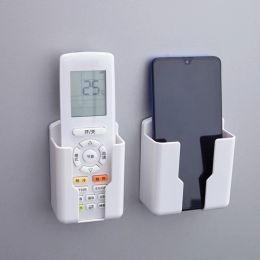 Couvre un climatiseur universel Organisateur de télécommande Mur Mobile Porte-téléphonie mobile Mur de charge Rack-côté étagère
