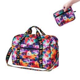 ZHUISHU Sac de Sport de Voyage Pliable Sacs de Rangement d'articles personnels de Grande capacité Sac de Voyage pour Bagages Sacs de Shopping pour Femmes