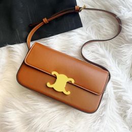 Dames tiener triompres onderarm tassen man ontwerper schoudertas luxe handtas klep stokbrood tas mode koppeling lederen tas ketting zelfs messenger crossbody tassen