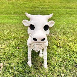 Squelette de vache, décoration d'halloween, Statue de vache, accessoire de crâne de vache