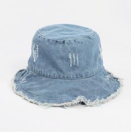 Cowboy seau chapeau décontracté luxe nouveau unisexe casquettes femmes hommes concepteur chapeaux Cool Casquette Denim imprimer casquette ajustée hommes Beanie