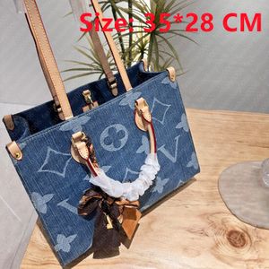 Cowboy volledig assortiment Designer tas vintage denim tas dames cross body Luxe handtassen Hobo Schoudertassen Blauw Denim bloem messenger portemonnees bumbag fashionbag0006