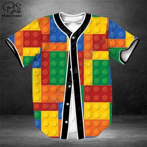 Cowboy Life Baseball Jersey Shirt 3d All Over gedrukte honkbaltrui Shirts Hip Hop Tops