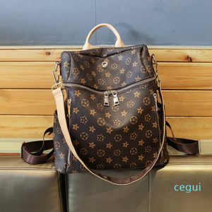 Cowhide Hoogwaardige PVC Leisure Backpack Lady Travel Bag kleine grote capaciteit handtas dames stijl mode schooltassen AF6 229m