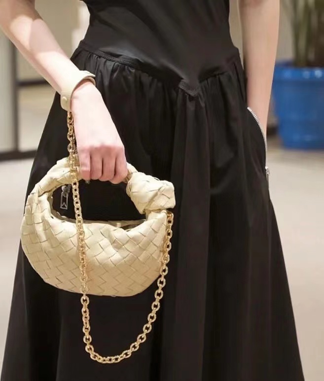 Cuir de vachette chaîne tissage noeud sac à bandoulière peau réelle fait à la main de luxe concepteur petits fourre-tout femme sacs à main et sacs à main en tricot 2330