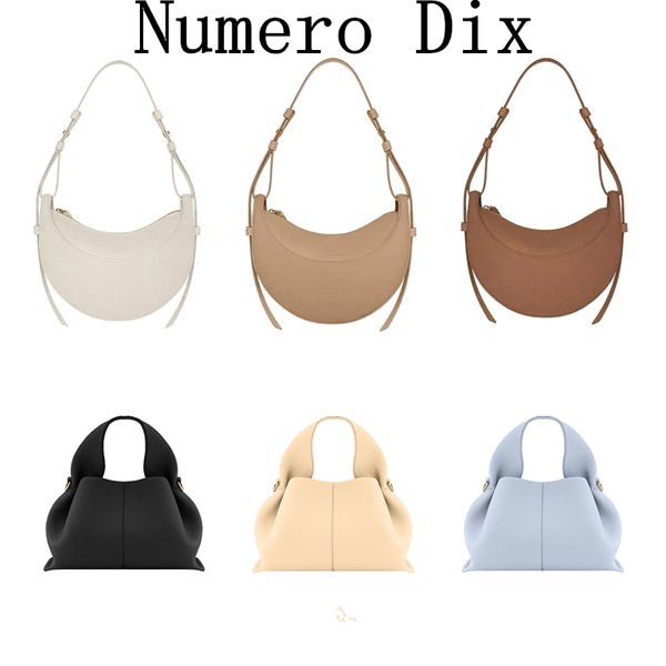 10a Designer tote numero dix neuf halve maan tas Luxe lederen portemonnee zak Dames schoudertas cyme tas riem man telefoon mode Koppeling reizen CrossBody zelfs cloud handtassen