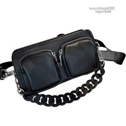 Koeienhuid Schoudertassen kleine vierkante tas mode lederen ketting tas onderarm tas schaakbordpatroon handtas HBP 251306bagsmall68