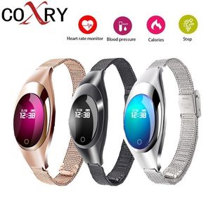 COXRY Smart Watches Blood Pressure Heart Rate Monitor Sleep Pedometer Waterproof Digital Watch Bracelet Sport Watches For Women S915