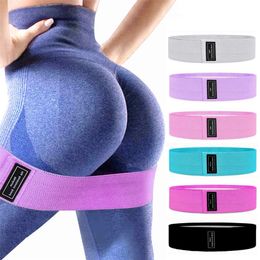 Coyoco Yoga Hip Circle Resistance Bands Fabric Fitness Expander Elastische band voor Gym Home Workout Oefening Apparatuur 220706