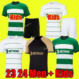 CP 22 23 24 Lisboa Soccer Jerseys Lisbonne Spécial COATES MATHIEU Jovane Sarabia Vietto 2023 Sporting Clube De Football Shirt Hommes