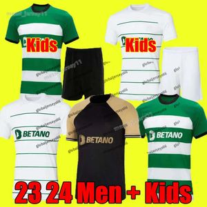 CP 22 23 24 Lisboa Soccer Jerseys Lisbonne Spécial COATES MATHIEU Jovane Sarabia Vietto 2023 Sporting Clube De Football Shirt _Jersey