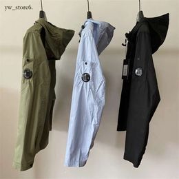 CP Company Jacket Jackets para hombres Spring y otoño con capucha CP Company CP Company Multi Pocket Decoration Material de algodón CP Jacket Cort Casual Fin 3406