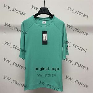 CP Companys T-shirt Designer Mens Tshirts Summer NOUVEAU CP T-shirt Solid Détend Loose O Coton Coton Colon