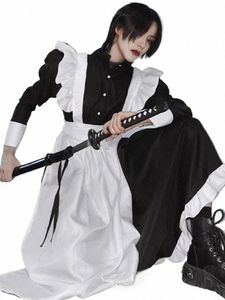 CP5XL Anime Show Maid Lolita Stage Costumes Café Waitr Workwear Unisexe Écolière Uniforme Étudiant Party Outfit Plus Taille m2xX #