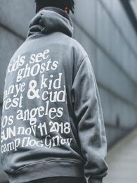 CPFM West Hoodies KSG Kids Zie Ghosts Hoodie Sweatshirts Casual Fleeced Hooded Pullover For Men Women Hip Hop Skateboard Streetwear7129151