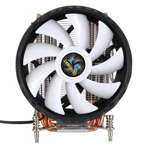 Ventilateur de refroidissement CPU 12nm 6 tuyaux Cooper 12 RGB couleur changeante refroidisseur d'air pour Intel 2011
