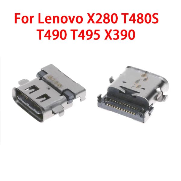 CPUS 110PCS TYPEC USB JACK PORT POWER POWER POUR LENOVO ThinkPad x280 T490 T480S X390 L13 T590 Connecteur CC Pobite USBC Connecteur DC