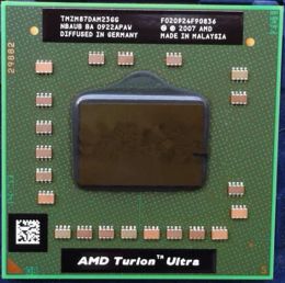 CPUS AMD laptop móvil AMD Turion X2 Ultra ZM87 ZM87 SCOKE FS1 CPU 2M Cache/2.4GHz/Procesador Quadcore ZM 87 CPU TMZM87DAM23GG