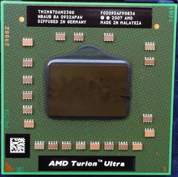 CPUS AMD ordinateur portable mobile AMD Turion x2 Ultra ZM87 ZM87 PORTE FS1 CPU 2M CACHE / 2,4 GHz / Processeur Quadcore ZM 87 CPU TMZM87DAM23GG