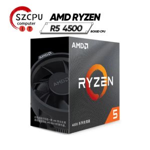 CPU AMD Ryzen 5 4500 Nouveau processeur de processeur R5 3,6 GHz 6Core 12thread 7nm L3 = 8m 100000000644 POINT