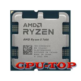 CPU AMD Ryzen 5 7600 R5 7600 3,8 GHz 6core 12Tread Processeur CPU 5NM L3 = 32M 10000001015 SLOT AM5, non en boîte, sans ventilateur.