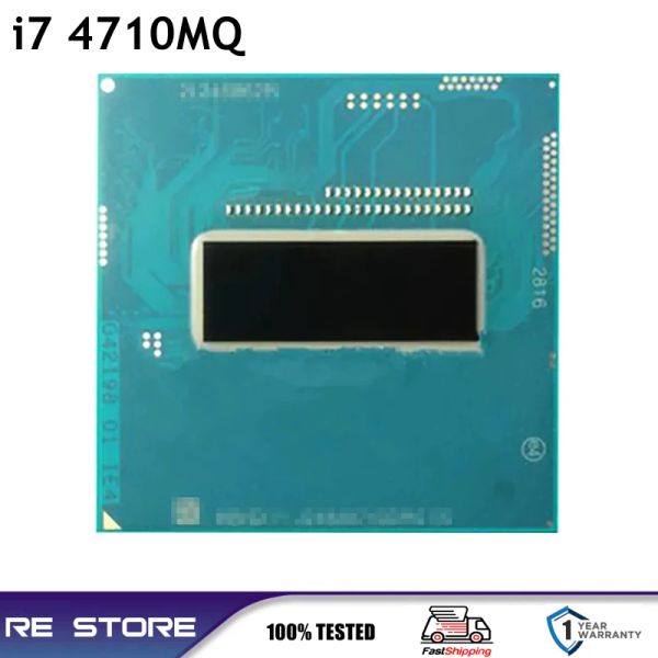 CPUS CORE I74710MQ I7 4710MQ SR1PQ 2,5 GHz Utilisé Quadcore HuitThread CPU Processeur de carnet CPU 6M 47W Socket G3 / RPGA946B