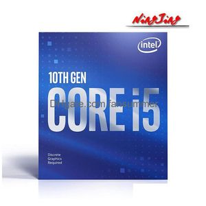 Processeur Intel Core I510400F I5 10400F 29 Ghz, processeur Sixcore Tweethread 65W Lga1200 scellé et avec refroidisseur 230109, livraison directe Dhbg3