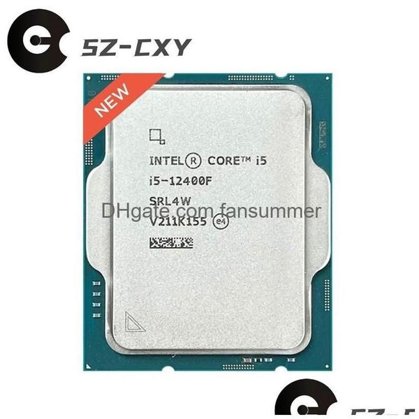 Processeur Intel Core I512400F I5 12400F, 25 Ghz, 6 cœurs, 12 threads, 10nm, L318M, 65W, Lga 1700 231117, livraison directe, réseau Dhs3C